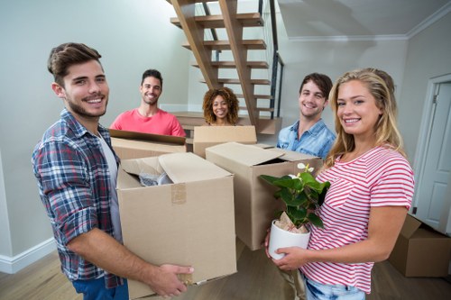 A van service helping with local moves in West Kensington