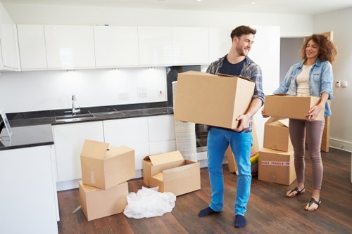 Local moving support for flats and apartments in West Kensington