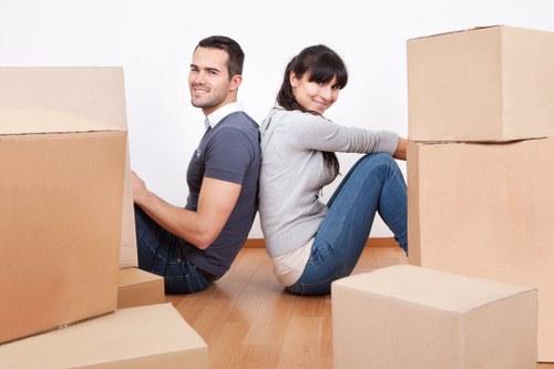 Furniture loading for a man with a van job in West Kensington