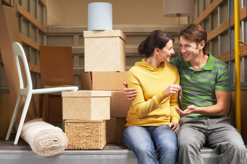 Packing and loading items for a small move in West Kensington